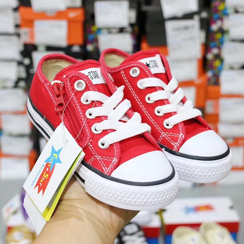 Classic Converse zipper low-top children canvas shoes children_s shoes 22-35-7a7a2648